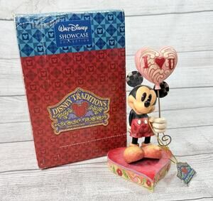 Jim Shore Disney “You Keep Me Grounded” Mickey Mouse Heart Balloon 4026087